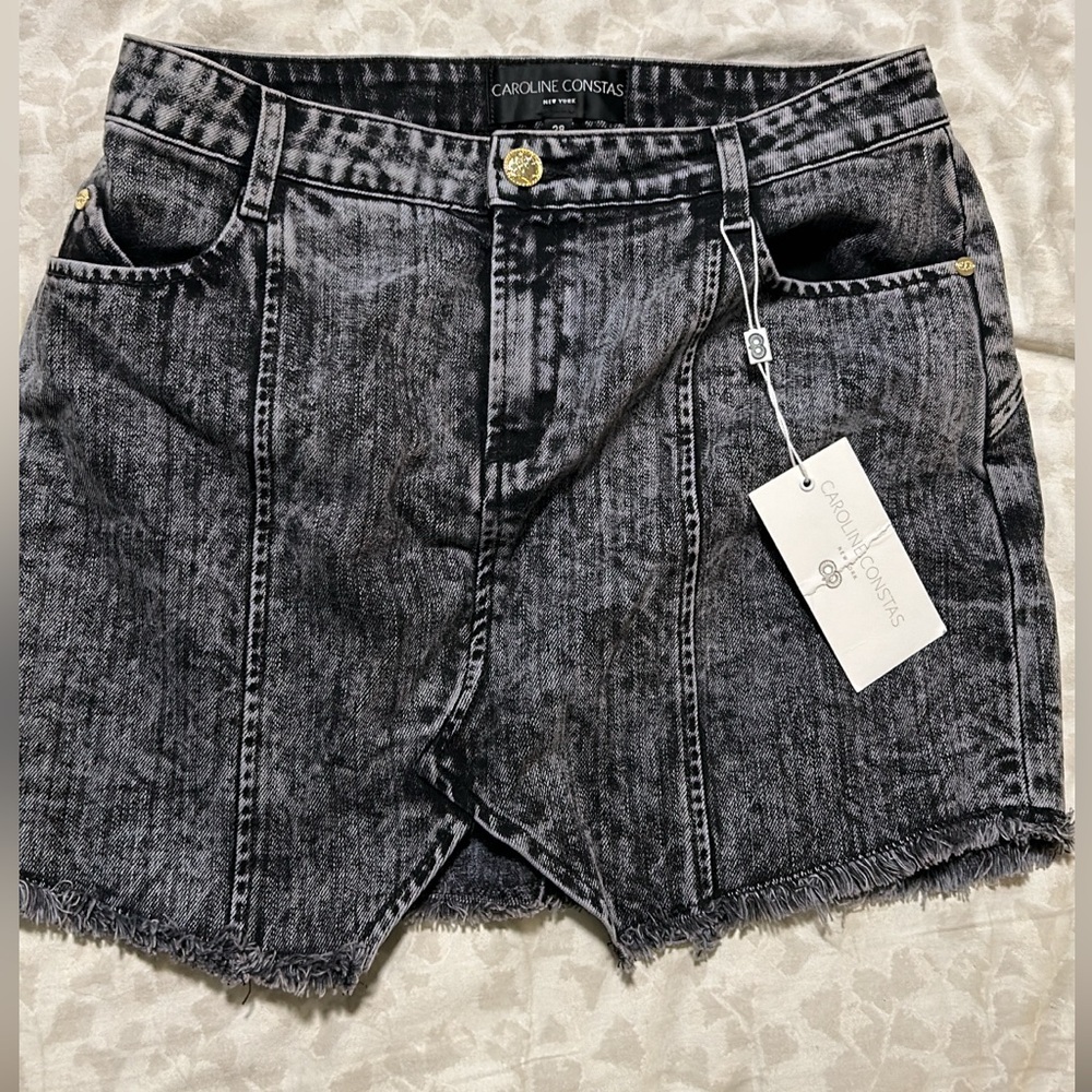 Caroline Constas size 28 new with tags never worn mini skirt
